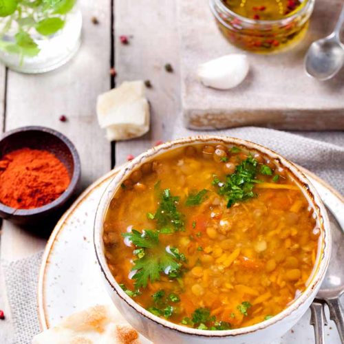 German Lentil Soup | The Gracious Pantry | Clean Eating Recipes
