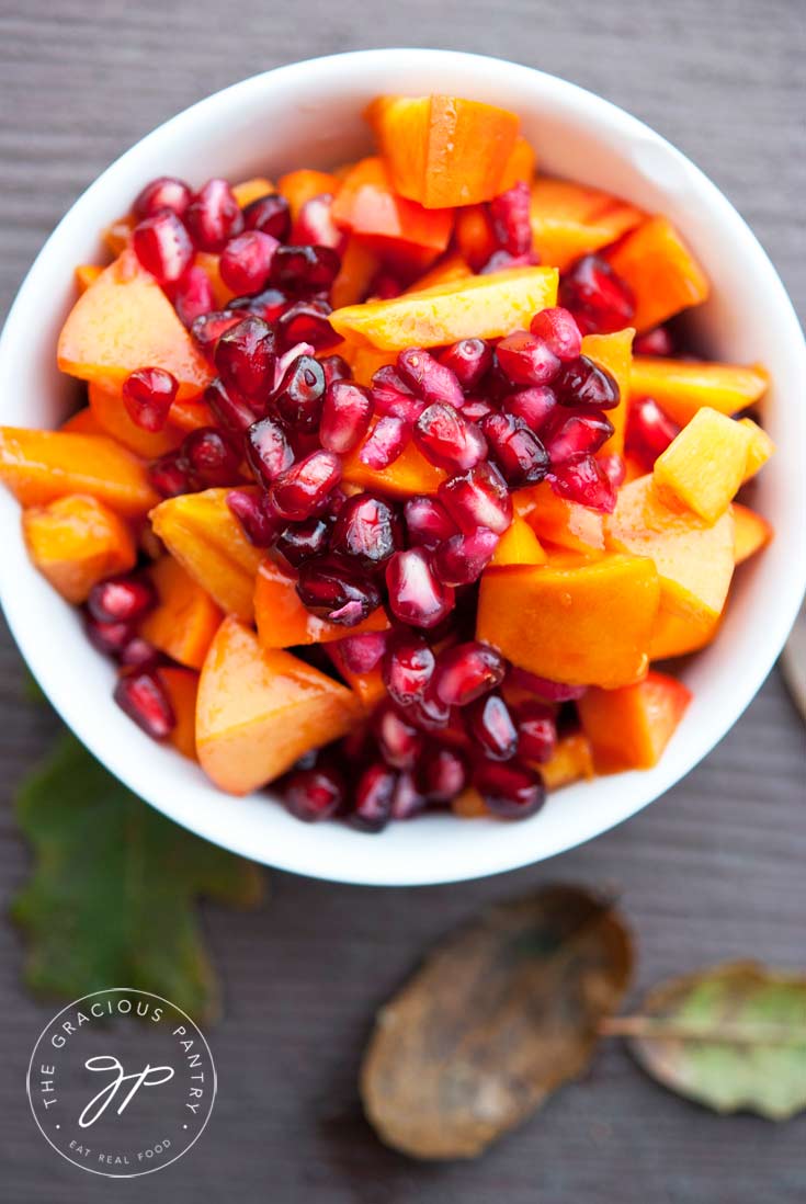 Clean Eating Winter Harvest Fruit Salad Recipe | The Gracious Pantry