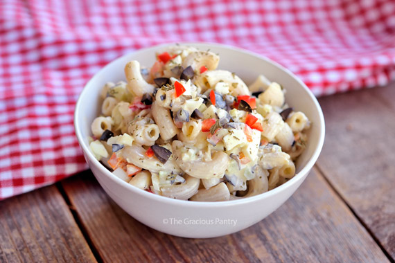 Clean Eating Traditional Macaroni Salad Recipe