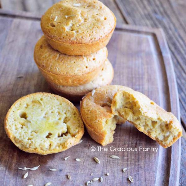 Almond Fennel Muffins Recipe The Gracious Pantry