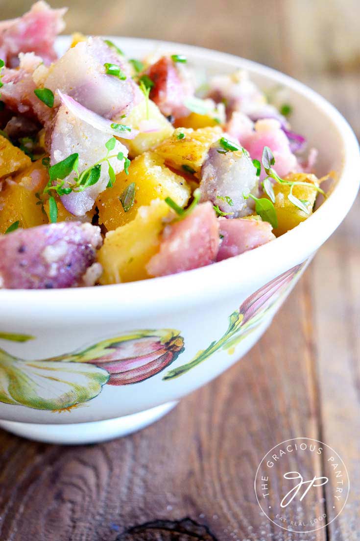 No Mayo Potato Salad Recipe | The Gracious Pantry
