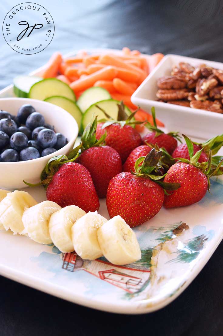 Daily Snack Tray | The Gracious Pantry | Healthy Snacks