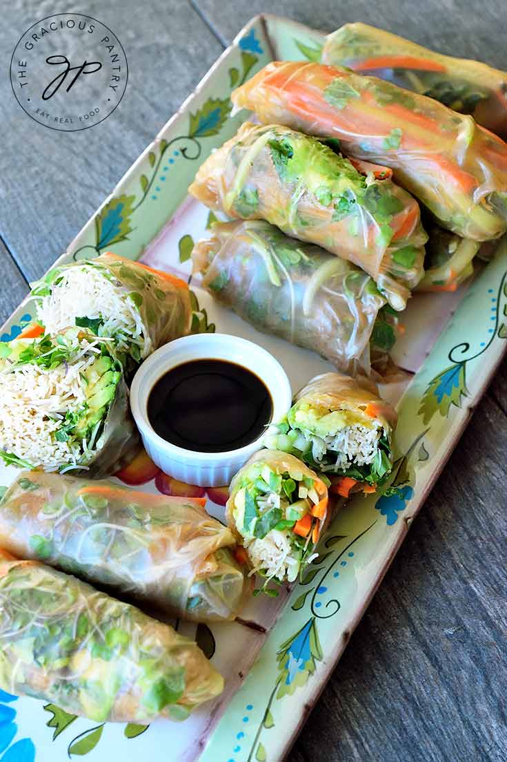 Spring Rolls Recipe The Gracious Pantry