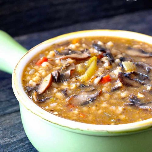 Mushroom Barley Soup - May I Have That Recipe?