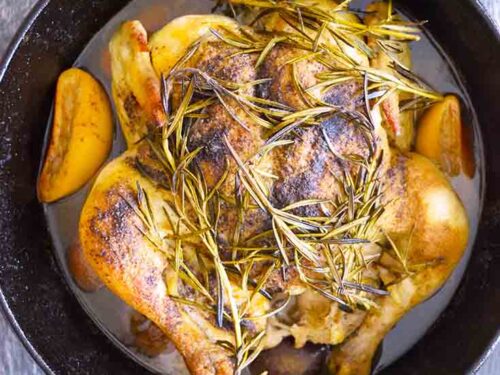 Best Dutch Oven Roast Chicken Recipe - How to Make Dutch Oven