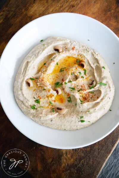 Black Eyed Pea Hummus Recipe