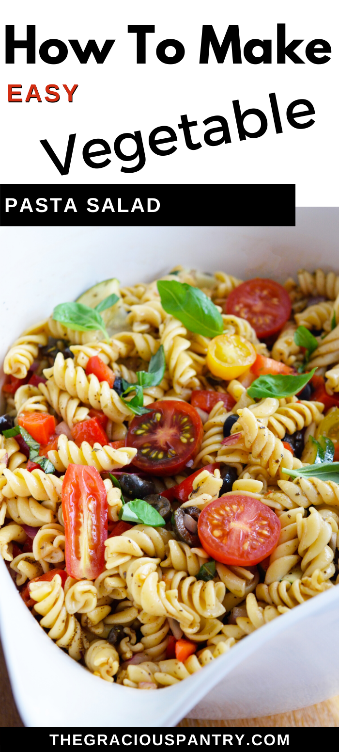 Vegetable Pasta Salad Recipe | Easy Pasta Dinners | Healthy Pasta