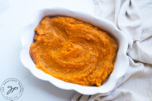 Healthy Sweet Potato Casserole Recipe | The Gracious Pantry
