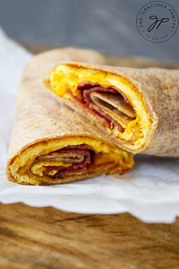Ham and Egg Breakfast Wraps - Real Mom Kitchen - Breakfast