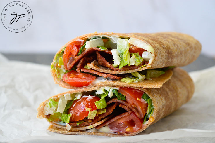 BLT Wrap Sandwiches Recipe