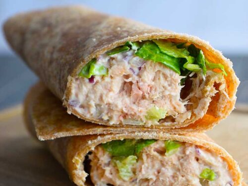 How To Make Tuna Wrap {fast recipe} - The Tortilla Channel