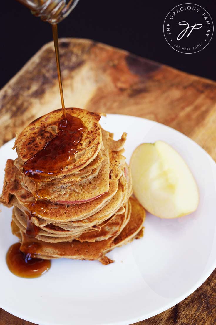 Healthy Apple Ring Pancakes Recipe The Gracious Pantry