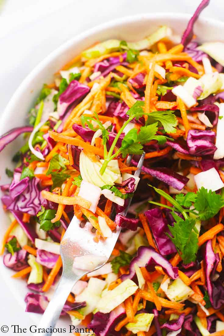 Mexican Coleslaw | The Gracious Pantry | Clean Eating Recipes