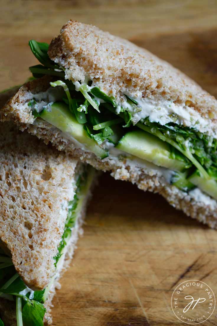 Cucumber Sandwich Recipe | The Gracious Pantry