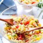 Rainbow Orzo Salad Recipe