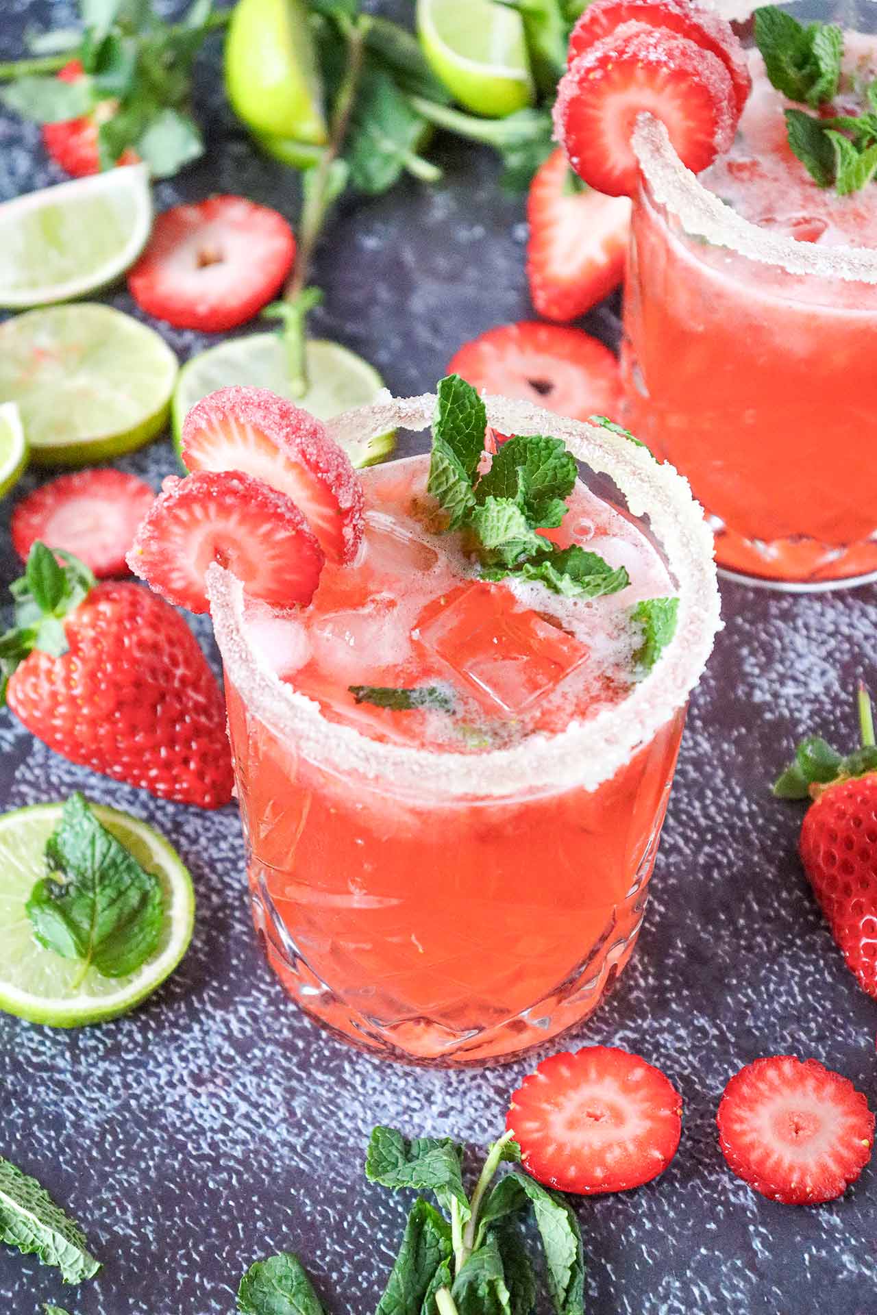 Strawberry Mojito Mocktail Recipe